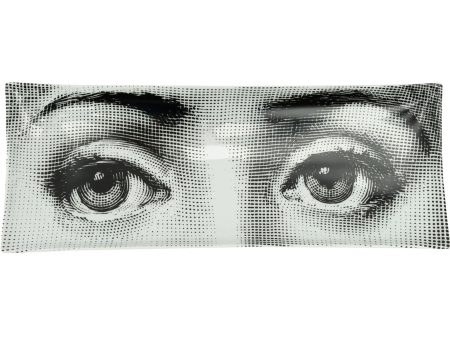 FORNASETTI - Rectangular Eyes Tray Online Sale