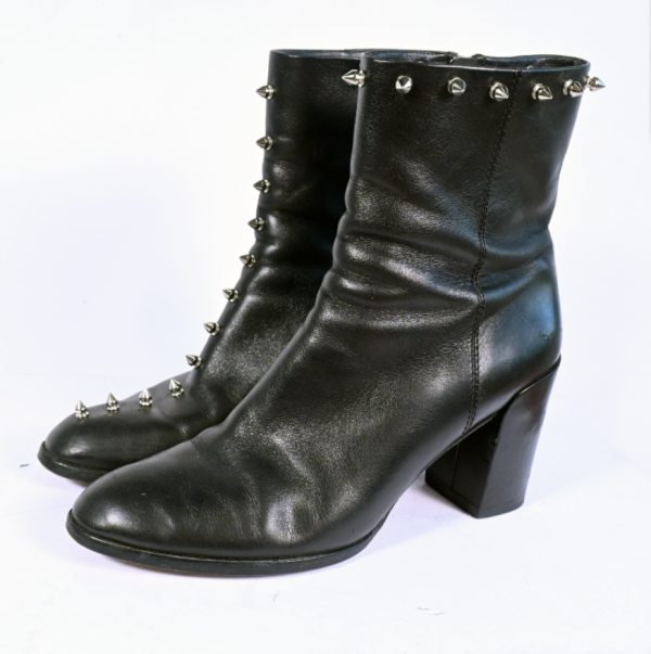 Spiked Alexander Wang Leather Ankle Boots Discount