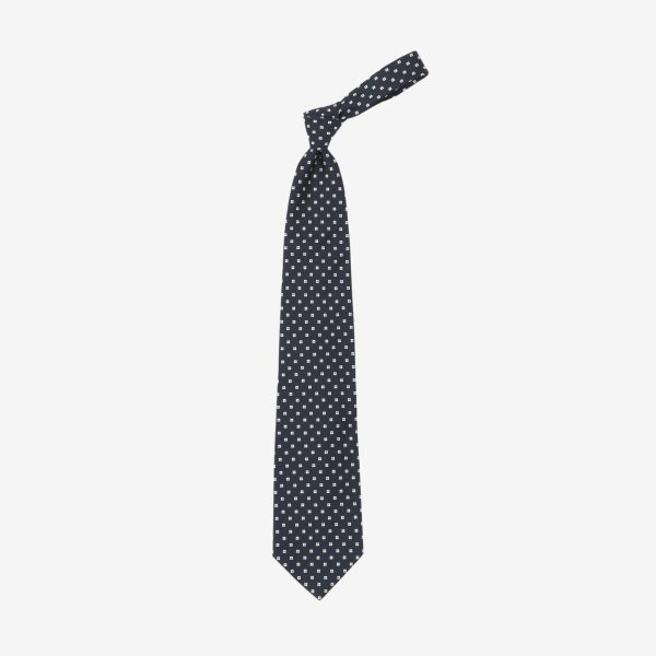 Geometric Pattern Silk Tie Fashion