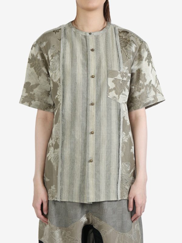 COMMUNS - Unisex Printed Short Sleeve Shirt For Discount