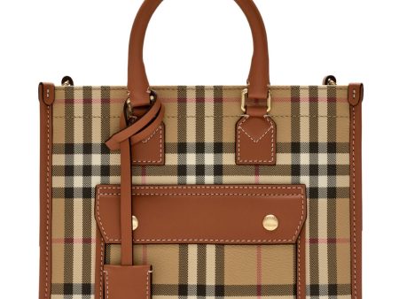 BURBERRY - Women Mini Freya Tote Bag For Sale