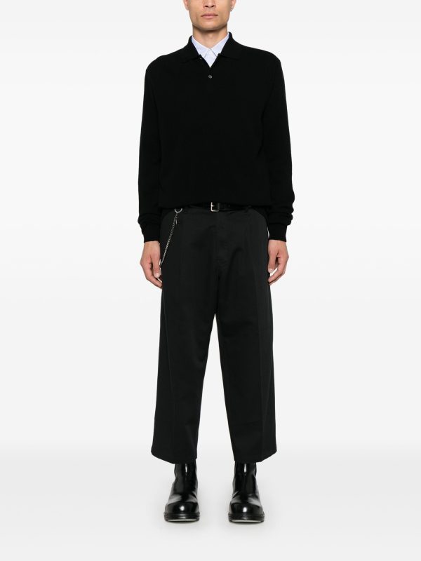 COMME DES GARCONS SHIRT - Men Long Sleeve Knit Polo Sale