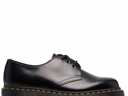 DR. MARTENS - 1461 Quad Polished Smooth Leather Derby Shoes Online Sale