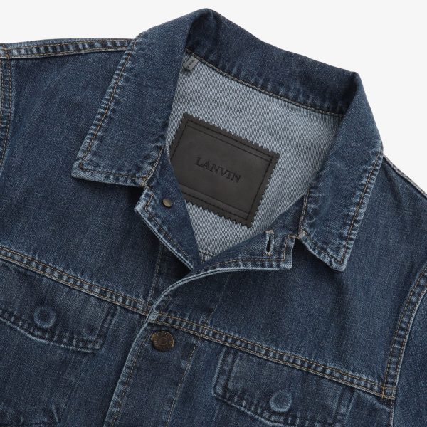 Faux Pockets Denim Jacket Online Sale