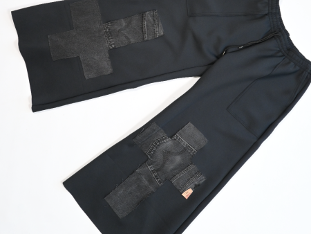 DAN 7:20 Wide Leg Denim Cross Pant Online now