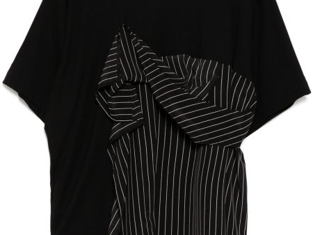 Y S - Women Front Gathered Stripe T-shirt on Sale