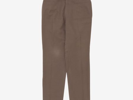 Linen Blend Pleated Trousers (32W x 28.5L) Online now