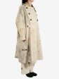 COMMUNS - Unisex Drop Shoulder Trench Coat Online Sale