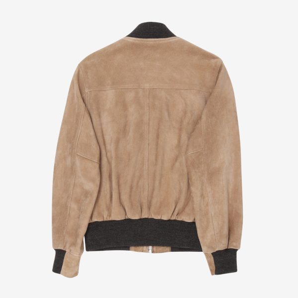 Suede Bomber Jacket For Sale