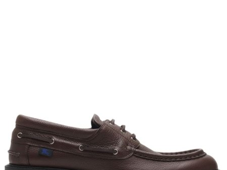 BURBERRY - Mens Leather Raft Boat Shoe Hot on Sale