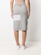 THOM BROWNE - Women 4 Bar Classic Sack Skirt Discount