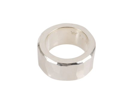 WERKSTATT MUNCHEN - Rough Hammered Ring Online Sale