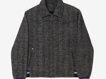 Herringbone Blouson Online now