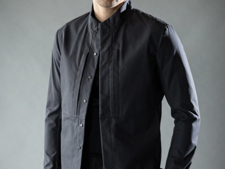 RORKE BADER - Men Compound Linen Overshirt on Sale