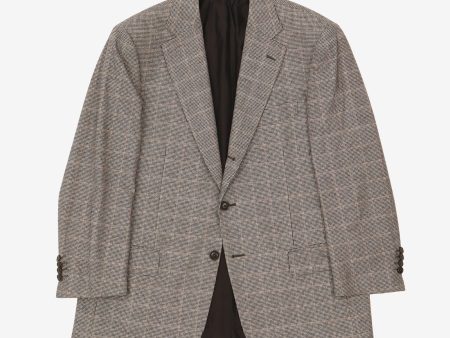 Bespoke Wool Puppytooth Blazer For Discount