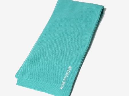 ACNE STUDIOS - Unisex Logo Embroidered Scarf Sale